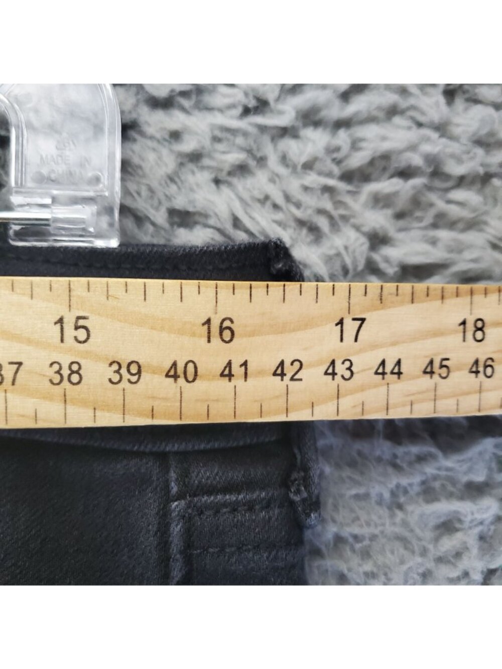 Old Navy Jeans Womens 10 Black Curvy Skinny Mid-Rise Stretch Denim - Picture 6 of 12